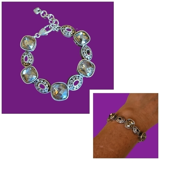 BRIGHTON Venus Rising Swarovski Crystal Chain Bracelet - Picture 1 of 6